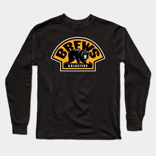 Brews and Blasters Hockey Long Sleeve T-Shirt